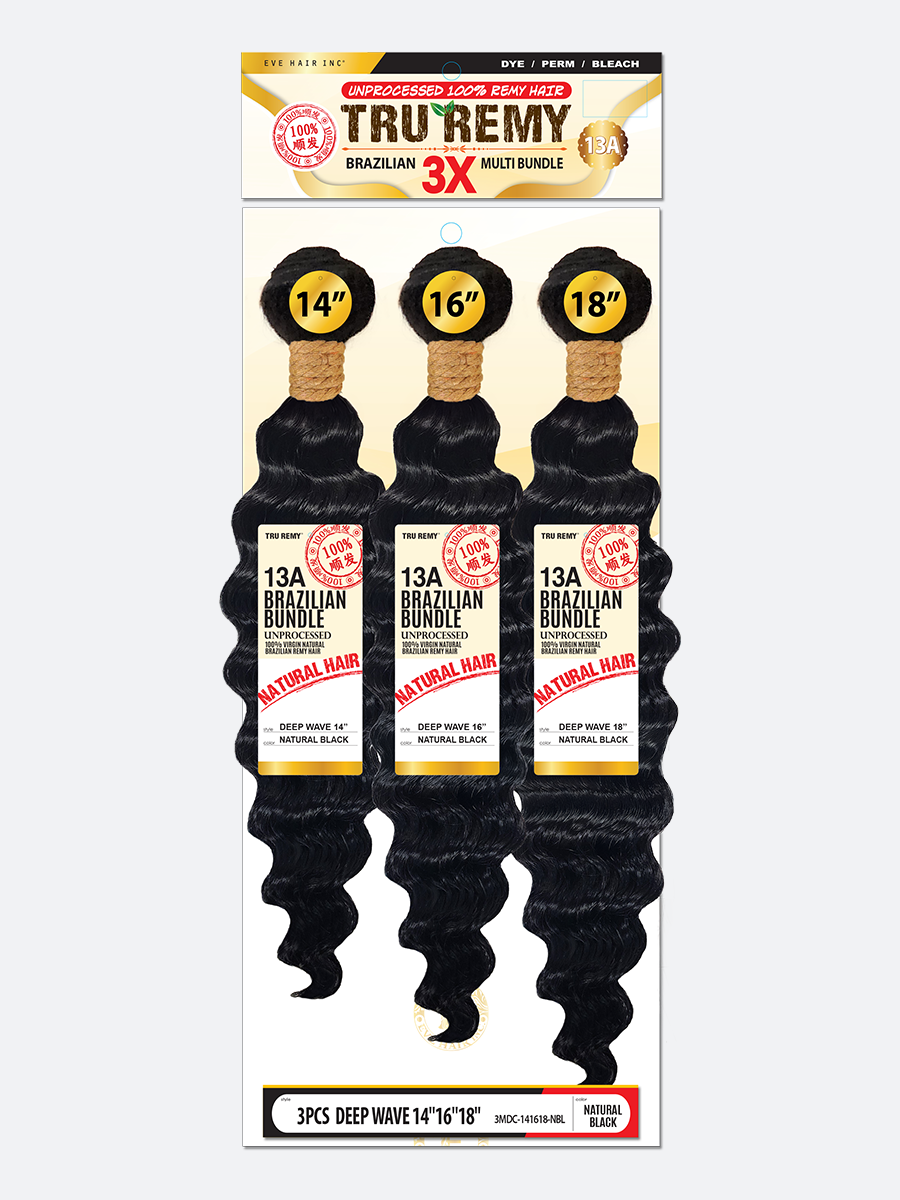 Tru Remy - Brazilian Remy 3Pcs Bundle Pack - Eve Hair