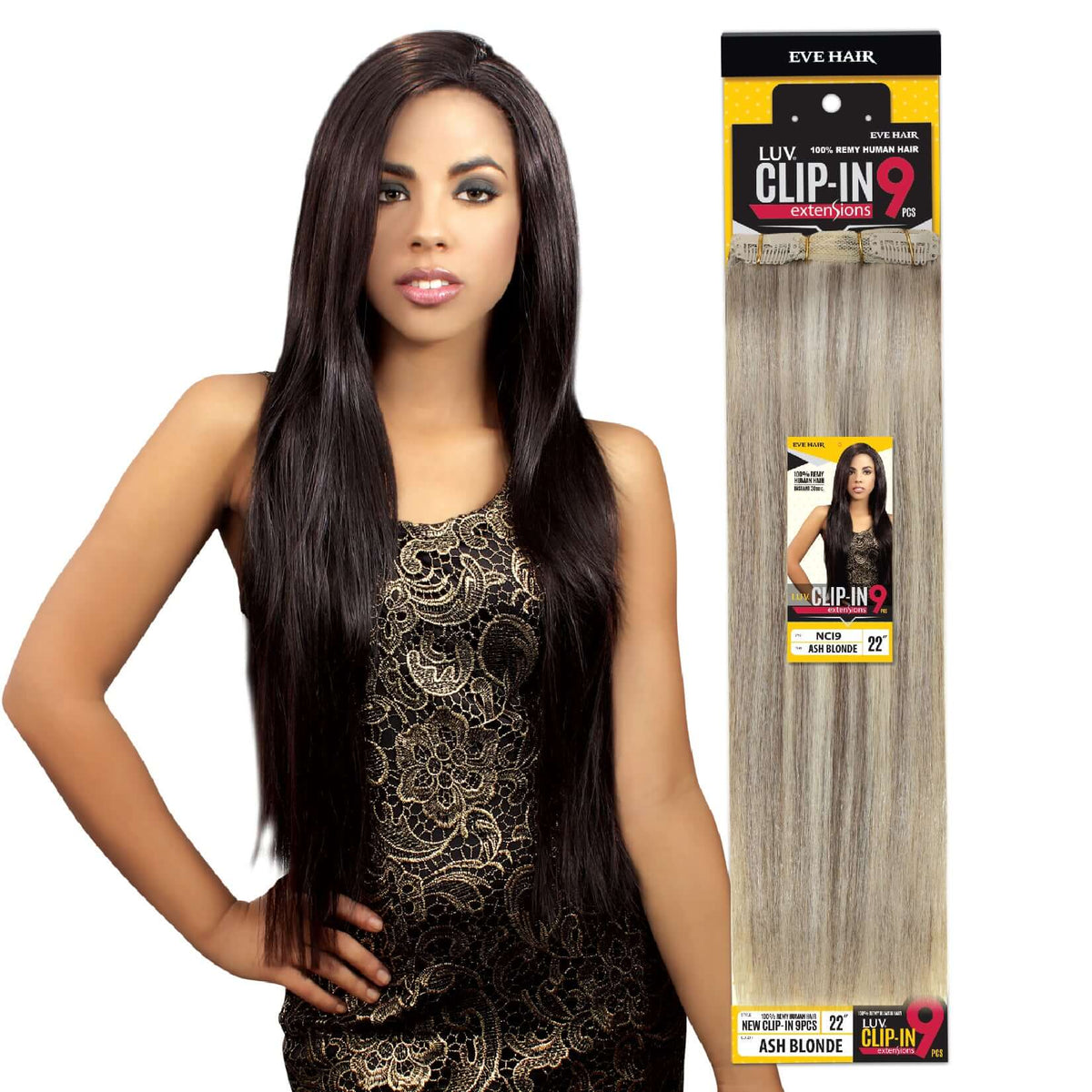 Clip-In Hair Extensions - 100% Virgin Remy Hair
