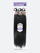 Load image into Gallery viewer, PLATINO – Straight 4PCS Set(3 Bundles + 13&quot;x5&quot; HD Closure)
