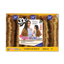 Load image into Gallery viewer, 3X FRENCH CURL BRAID 24&quot;
