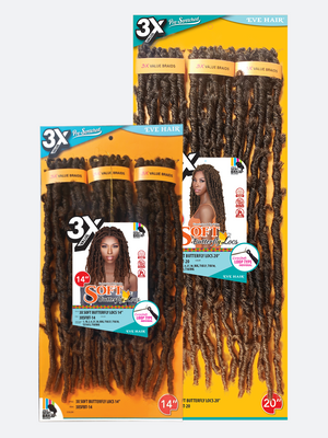 3X Soft Butterfly Locs