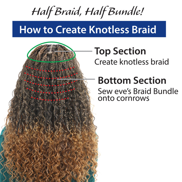 PRE-STRETCHED ECONOBRAID - Box Braid Weave 22”