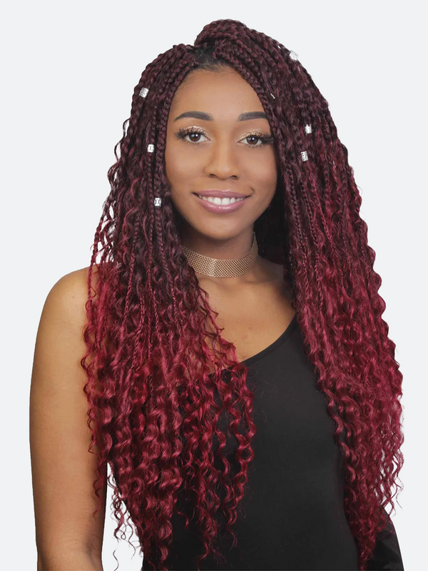 3X Bohemian Box Goddess Loc 22"