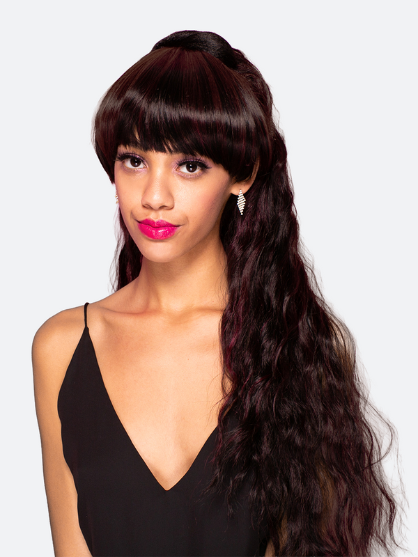 Coleta con flequillo | Lily