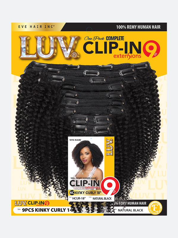 Luv - Clip-In 9Pcs (Kinky Curly)