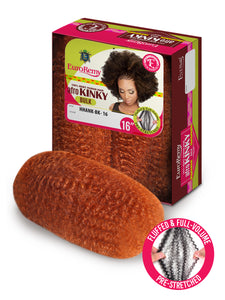 Human Afro Natural Kinky Bulk 16"