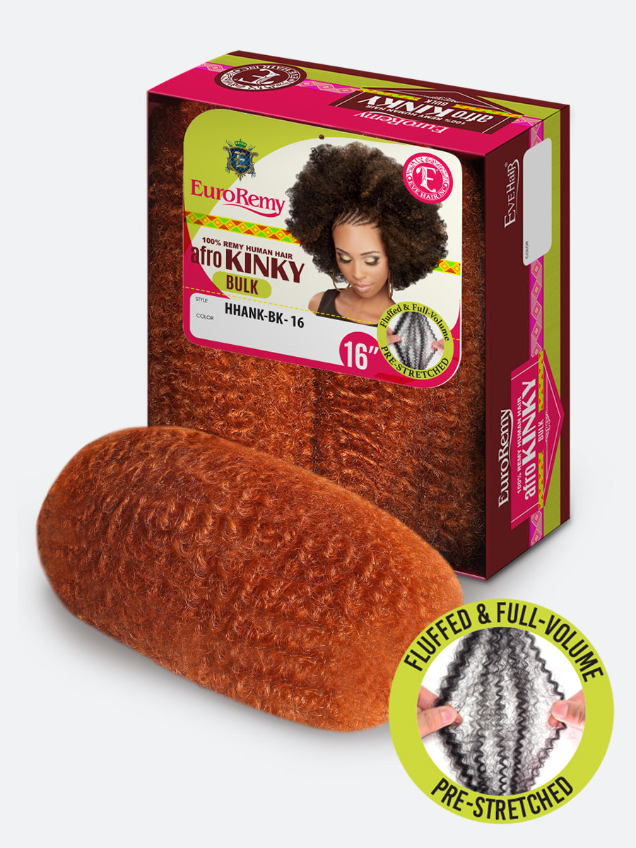 Human Afro Natural Kinky Bulk 16