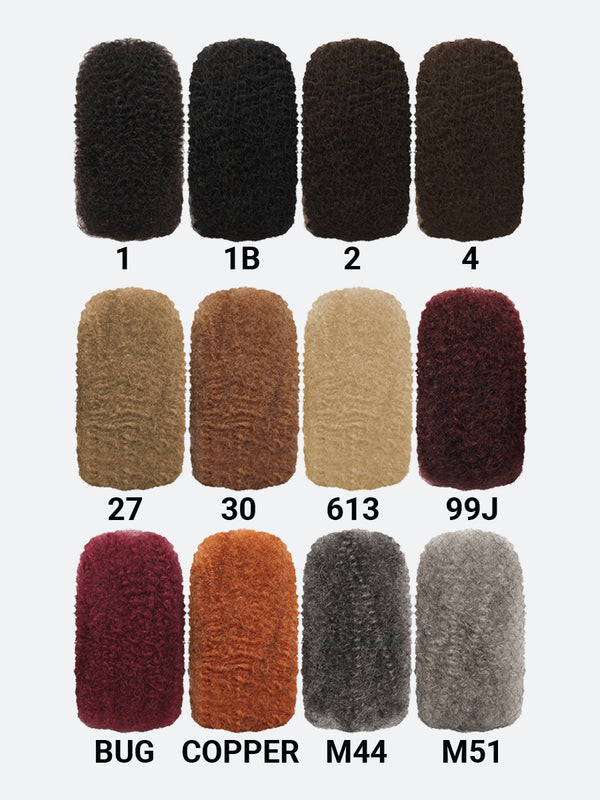 Human Afro Natural Kinky Bulk 16"