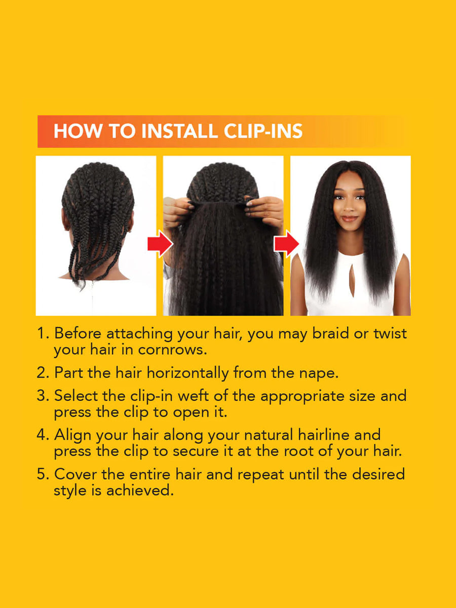 Luv - Clip-In 9Pcs (Kinky Curly)