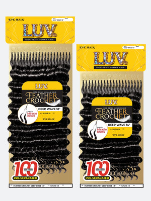 LUV - Feather Crochet Deep Wave