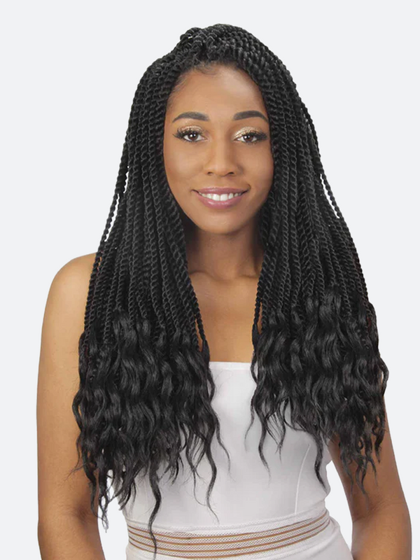3X Senegal Twist Goddess Loc 20"