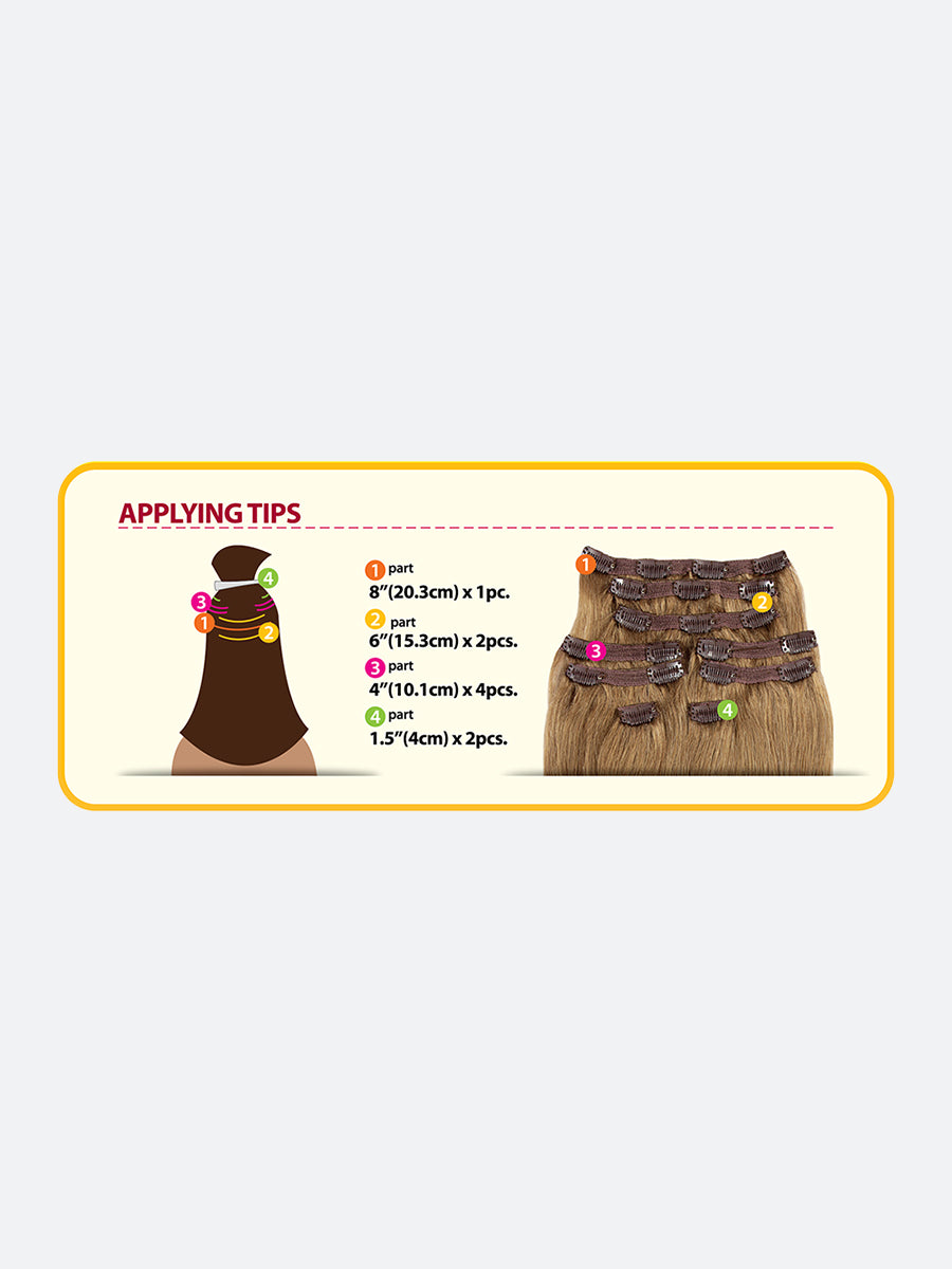 Luv Silky - Clip-In 9Pcs (Silky Straight)