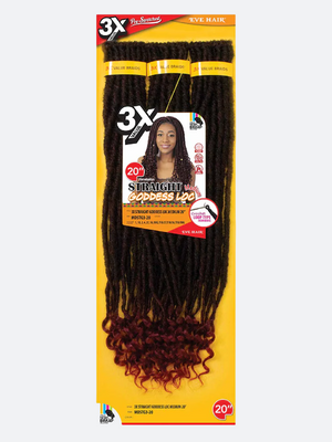 3X Straight Goddess Loc Medium 20"