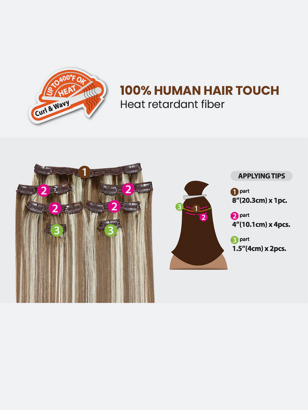 Platino - Clip In 7Pcs (Straight)