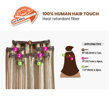 Load image into Gallery viewer, Platino - Clip In 7Pcs (Straight)
