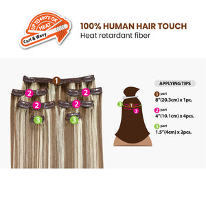 Platino - Clip In 7Pcs (Straight)