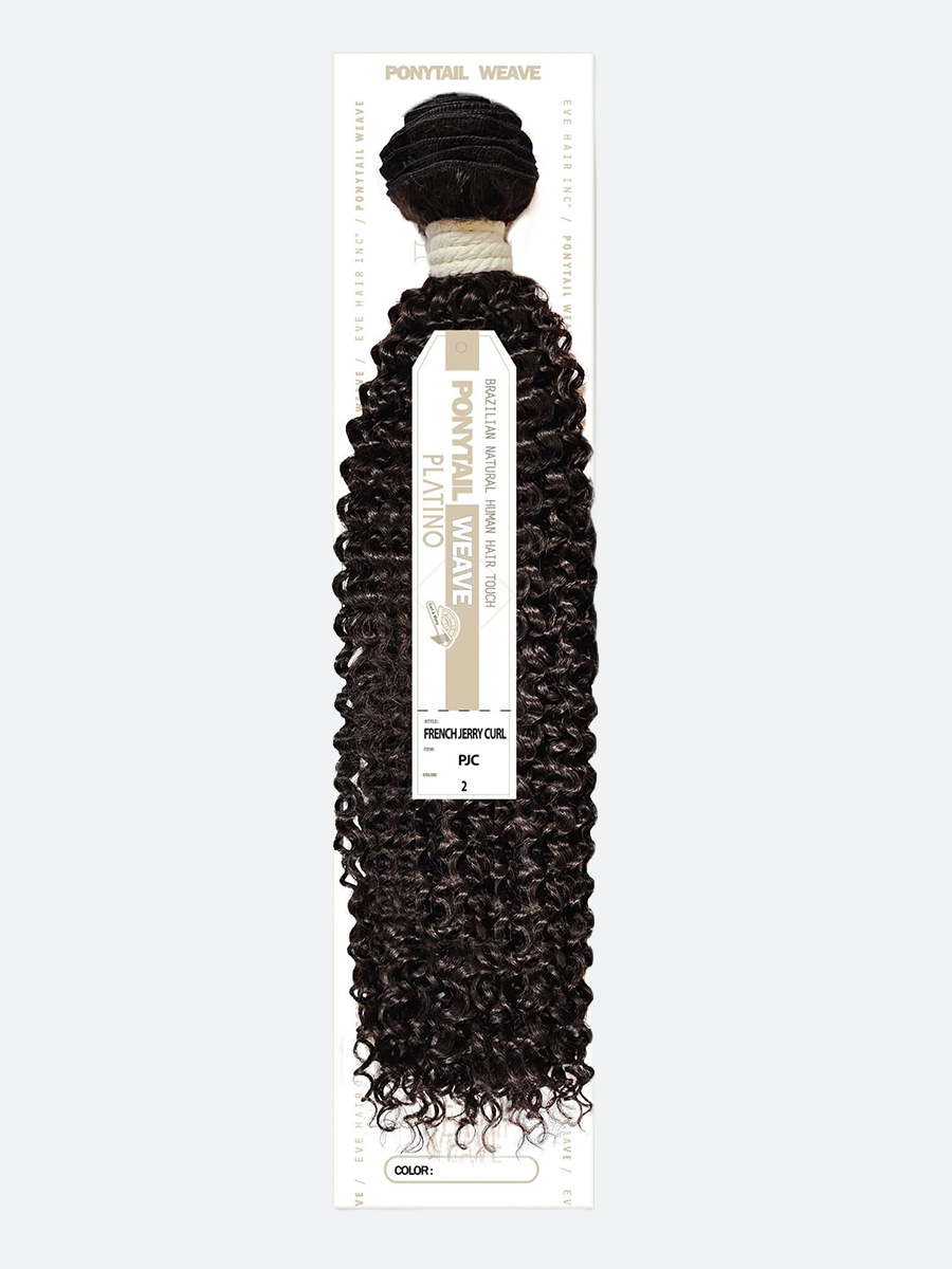 Platino - Ponytail Weave(French Jerry Curl)