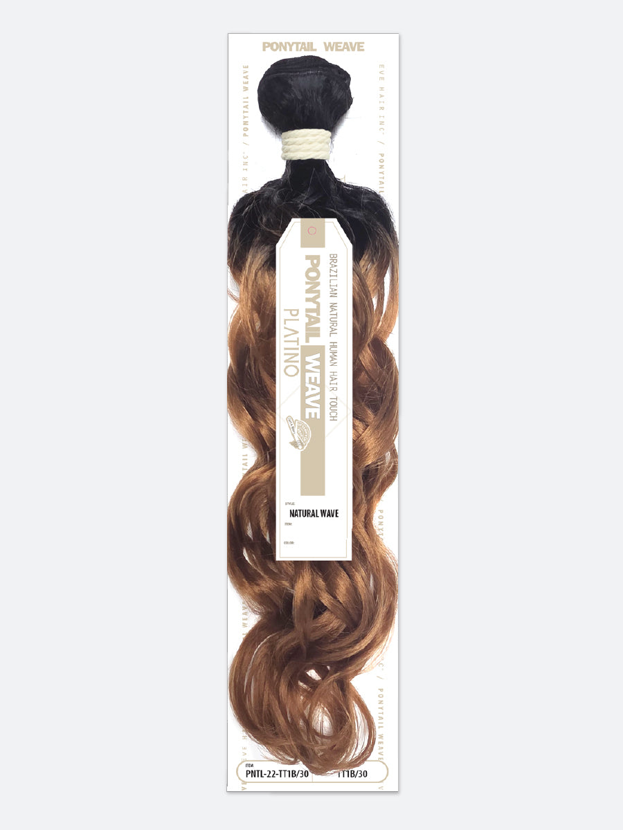 Platino - Ponytail Weave (Natural Wave)