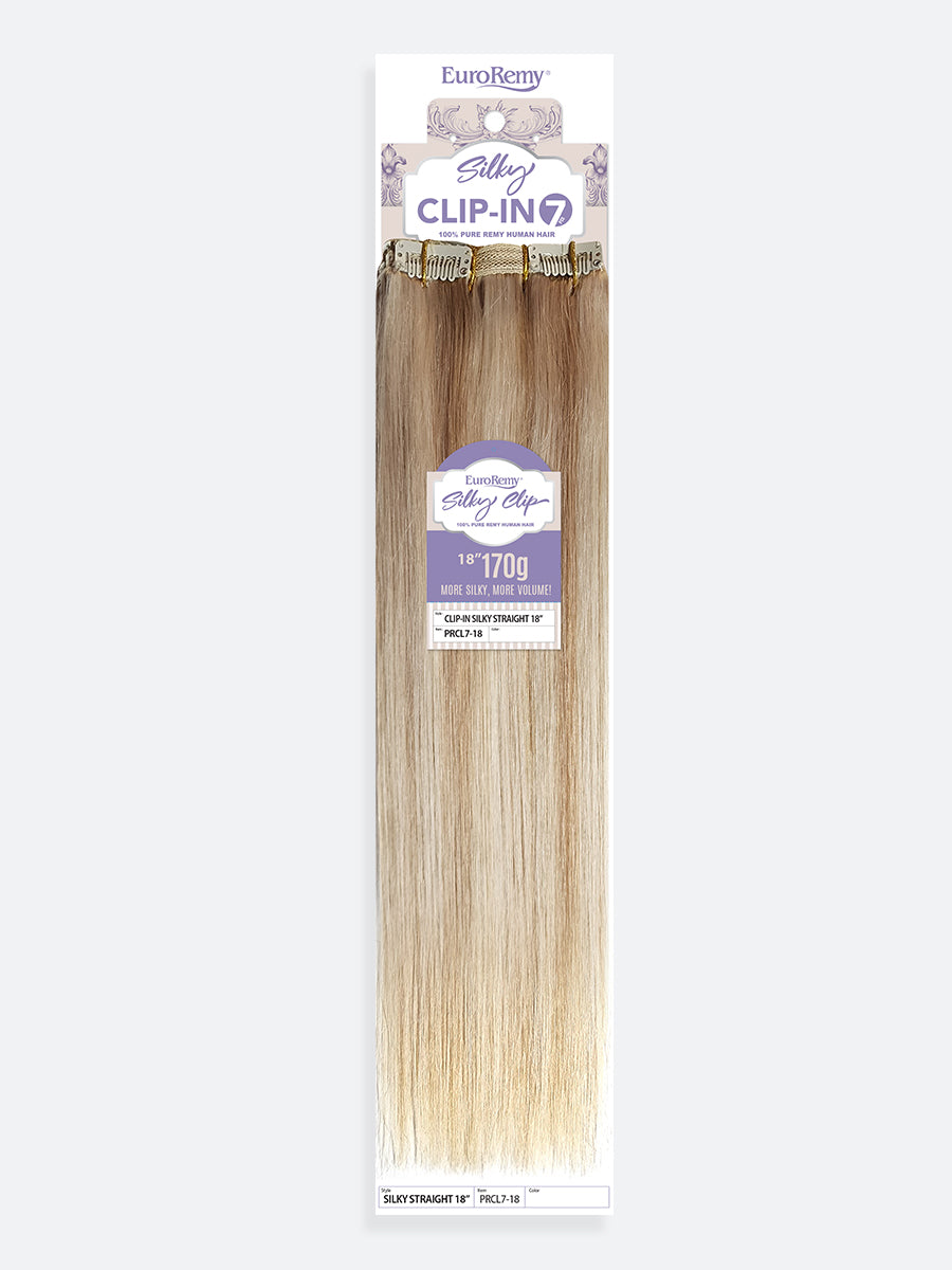 Euro Remy - Silky Clip-In 7Pcs (Silky Straight)