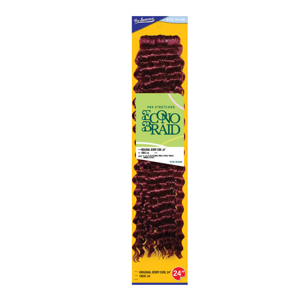 PRE-STRETCHED ECONOBRAID Jerry Curl 24