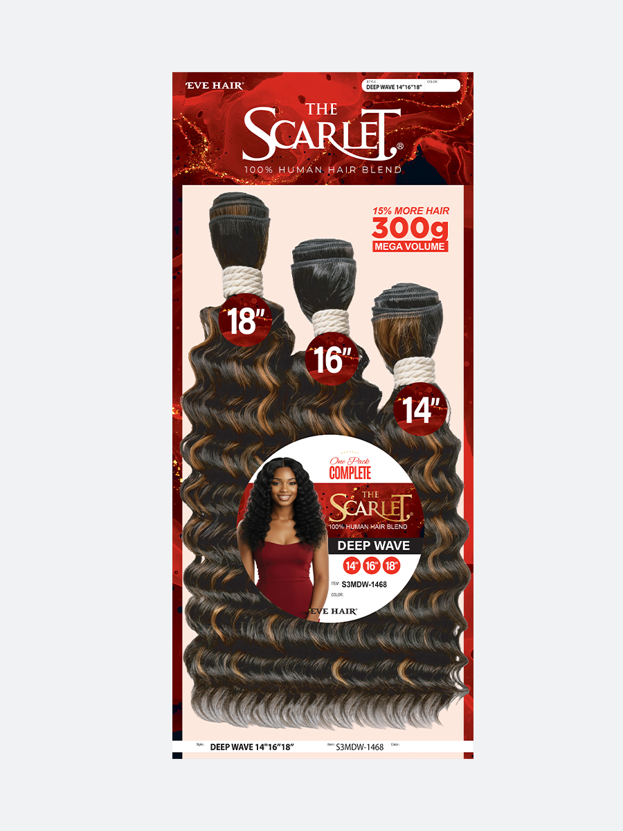 THE SCARLET-Multi Bundle (Deep Wave)<br>14"/16"/18"