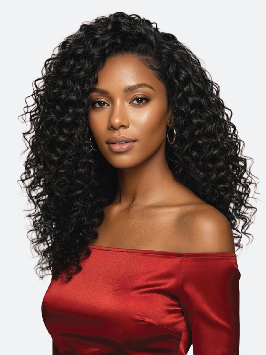 The Scarlet - Deep Wave Feather Crochet