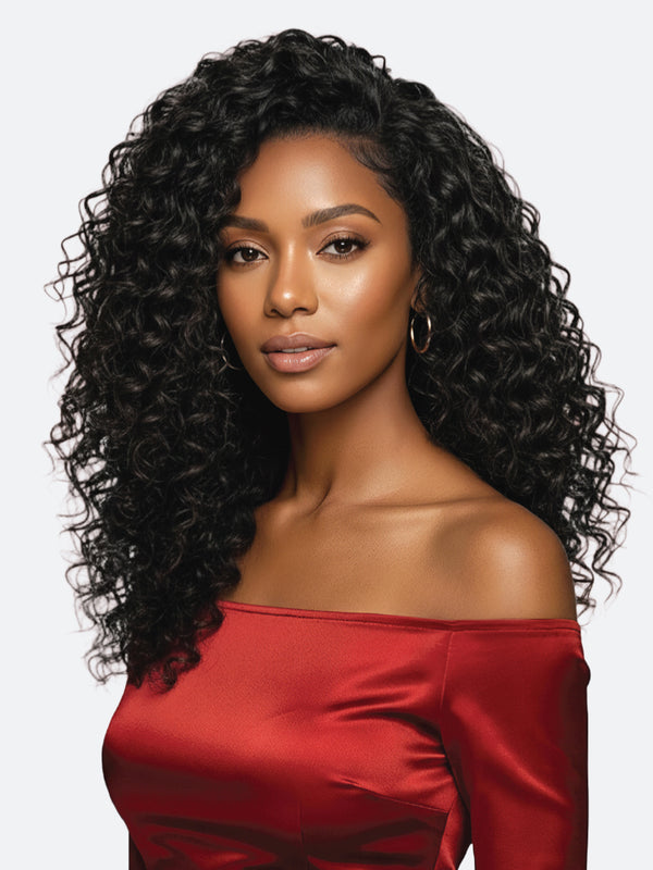 The Scarlet - Deep Wave Feather Crochet