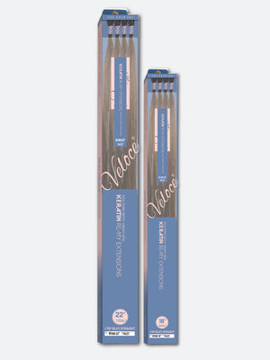 Veloce - Keratin Remy Extensions 100Pcs (Silky Straight)