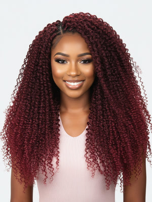 Trenza de ondas de agua 3X