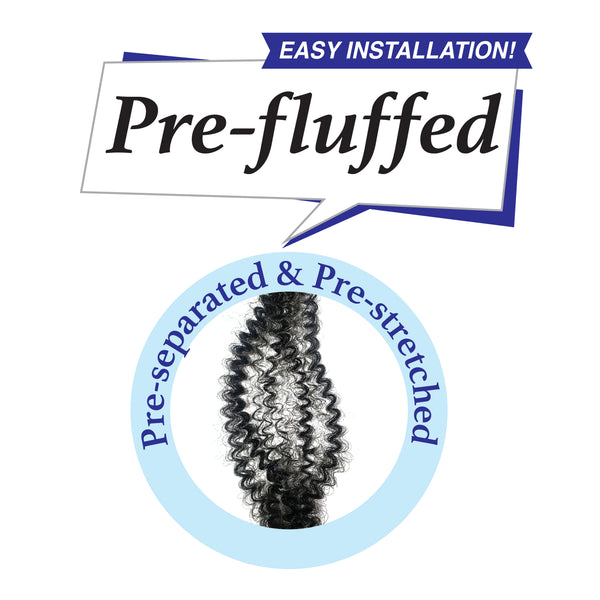 3X Fluffy Water Twist Braid 24"