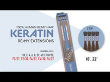 Load and play video in Gallery viewer, VELOCE KERATIN REMY EXTENSIONS 100PCS (SILKY STRAIGHT)
