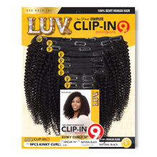 Load image into Gallery viewer, LUV CLIP IN 9PCS (KINKY CURLY)
