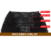Load image into Gallery viewer, SCARLET CLIP IN 9PCS (KINKY CURLY)
